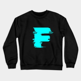 Letter F Letter Art Crewneck Sweatshirt